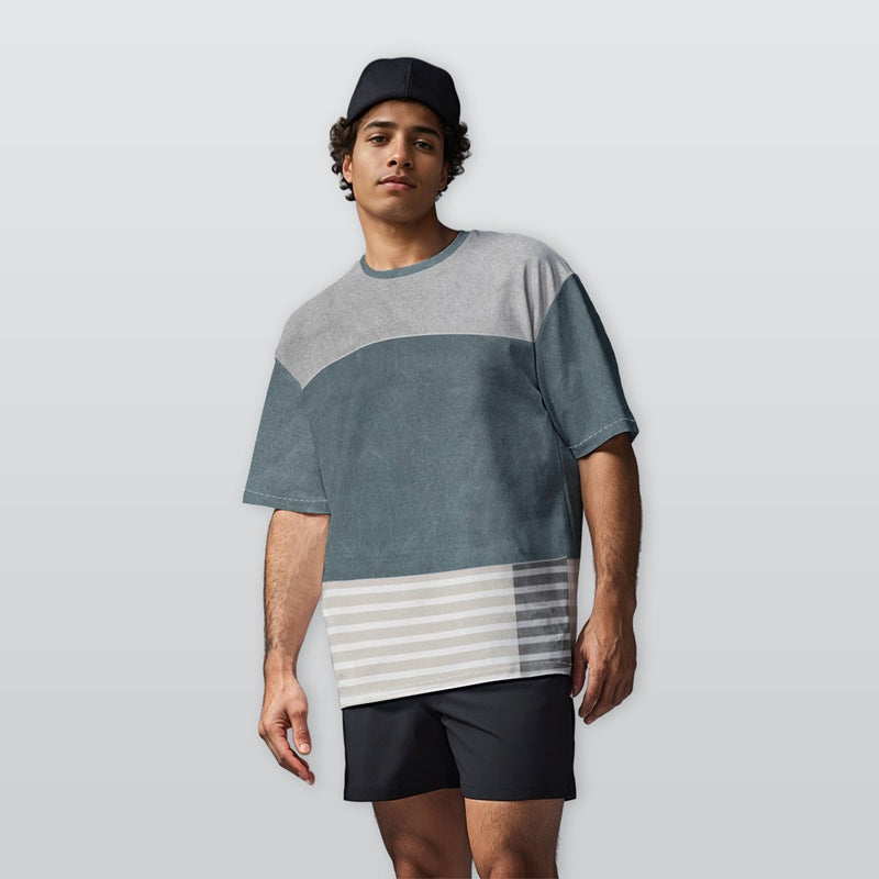Blueash Smart -  Men’s  Oversize Crewneck T-Shirt