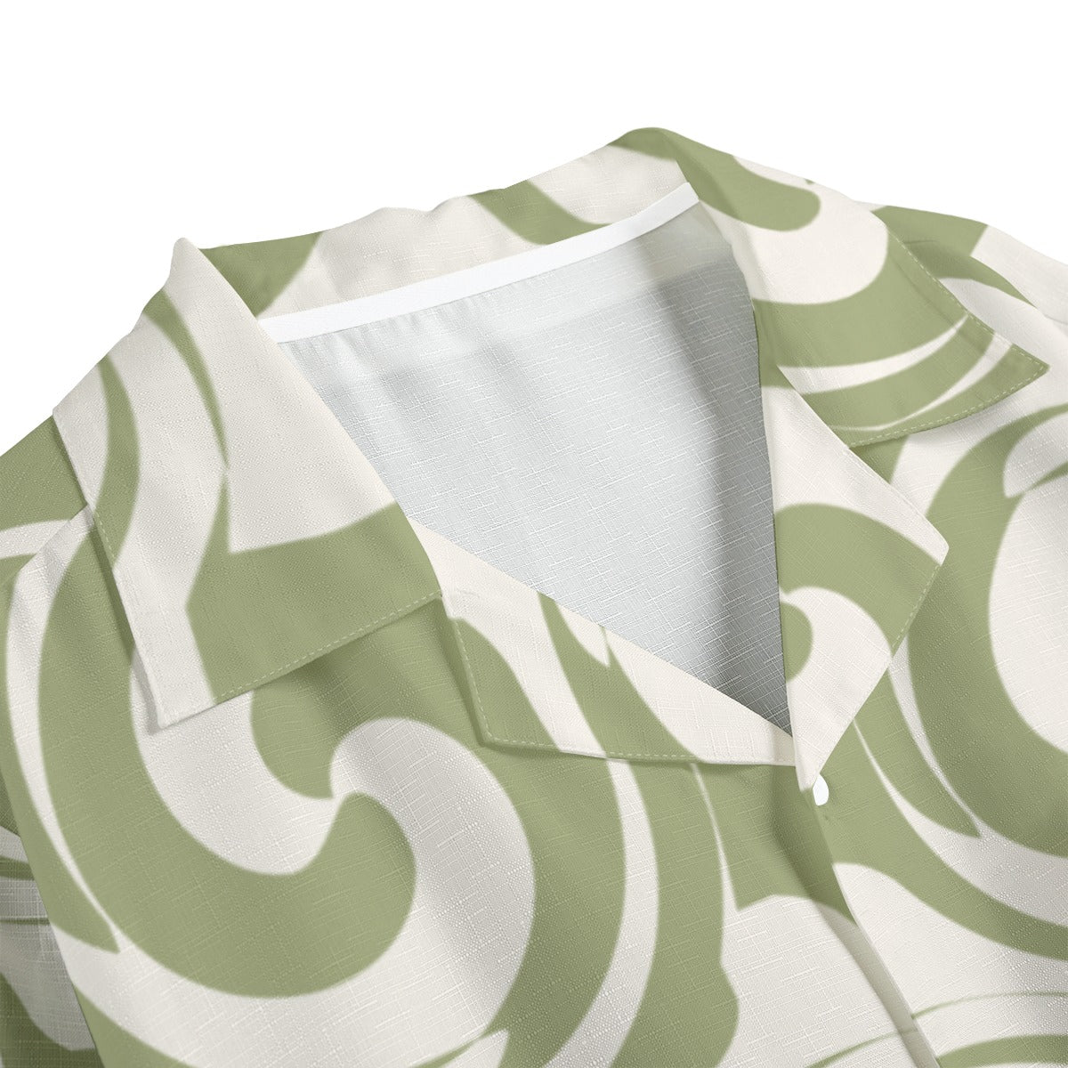 Nested Calm -  Men's Faux Linen Hawaiian Shirt