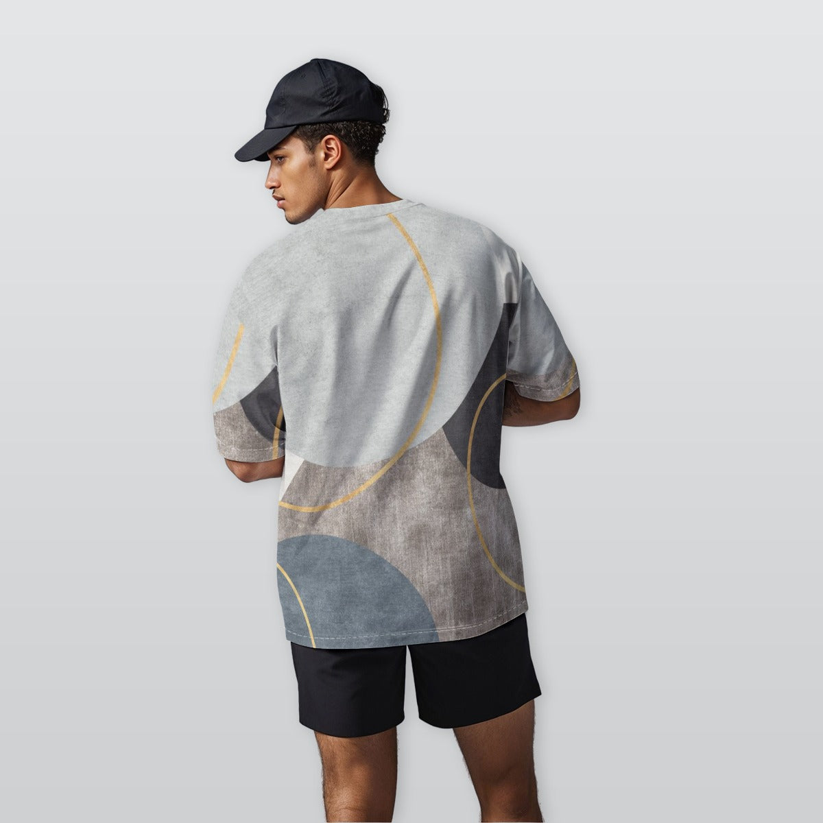Ash & Smoke - Men’s  Oversize Crewneck T-Shirt
