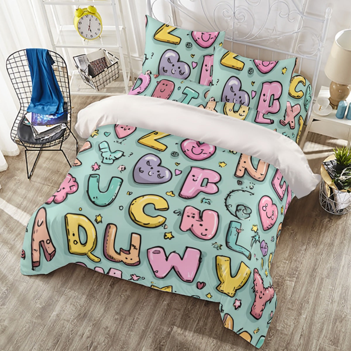 ABCD - Four-piece Duvet Cover Set