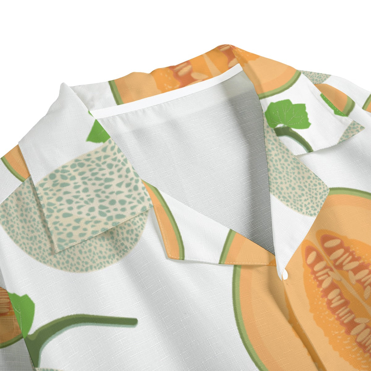 Muskky - Men's Faux Linen Hawaiian Shirt