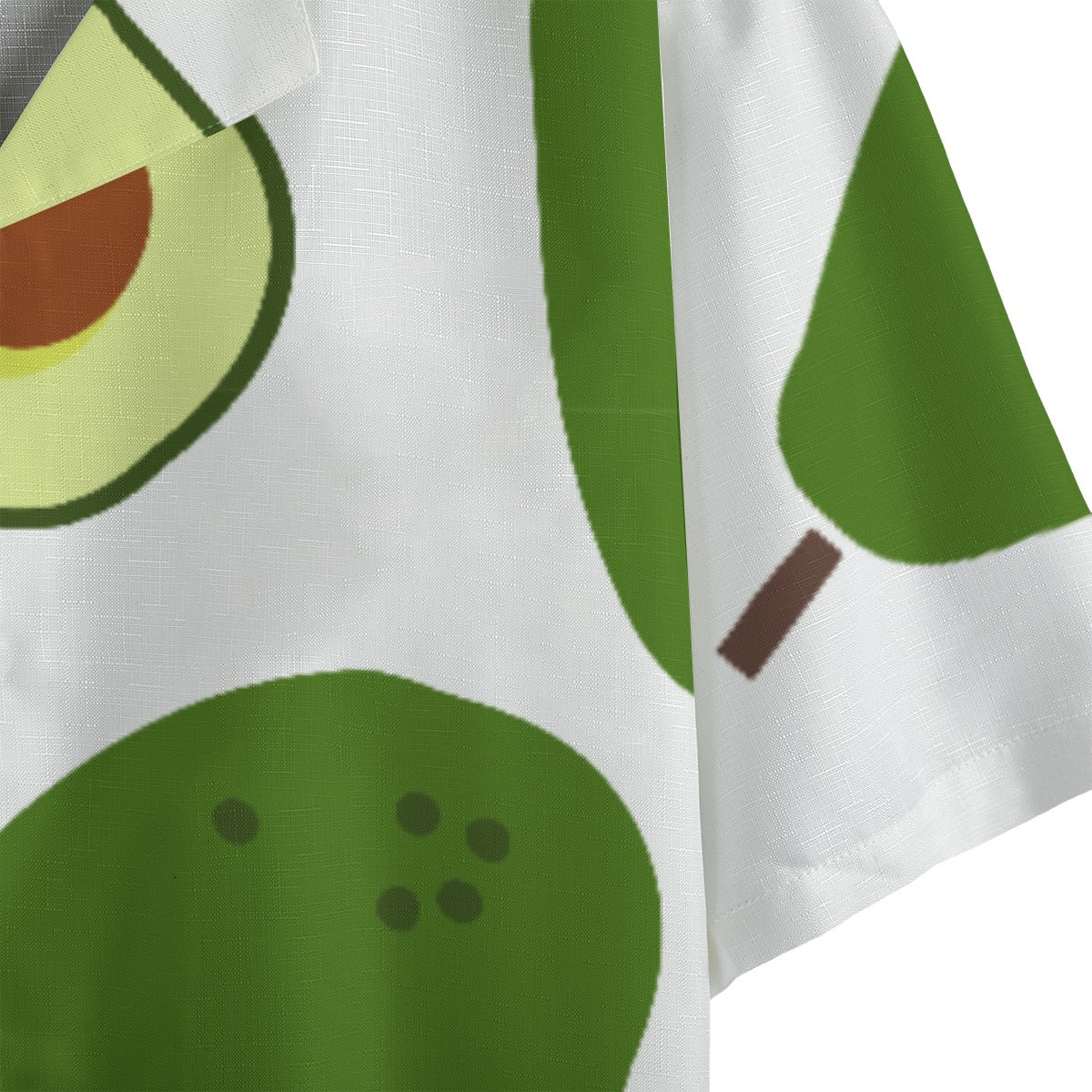AvoAvo - Men's Faux Linen Hawaiian Shirt
