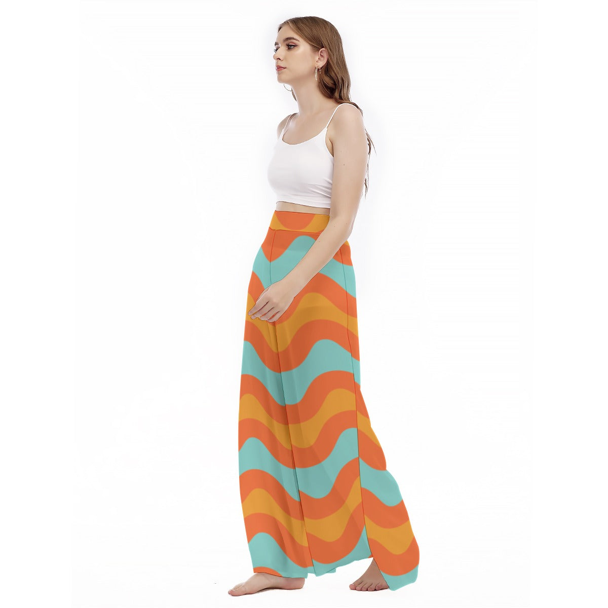 New in Town - Women's High Waist Wide Leg Trousers