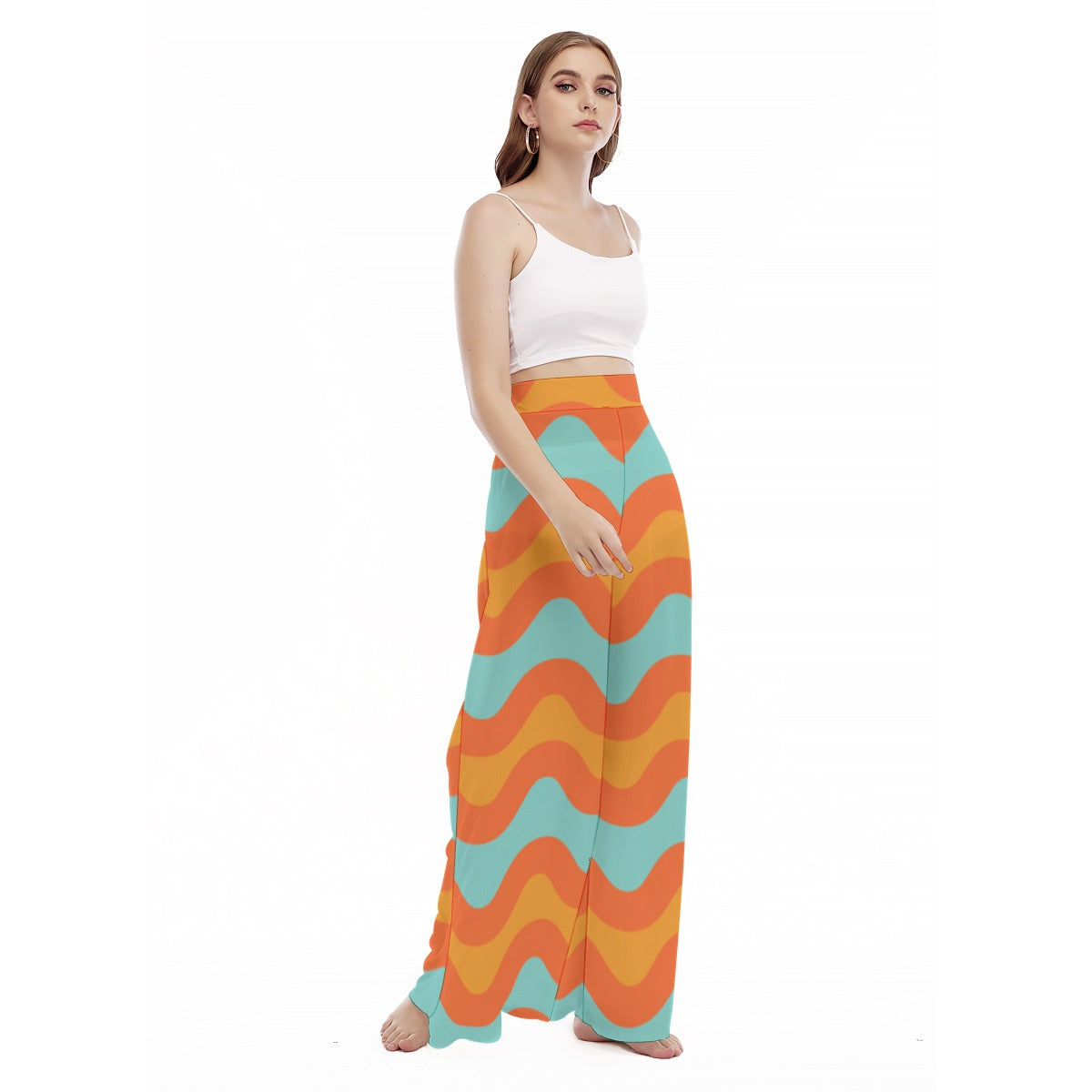 New in Town - Women's High Waist Wide Leg Trousers