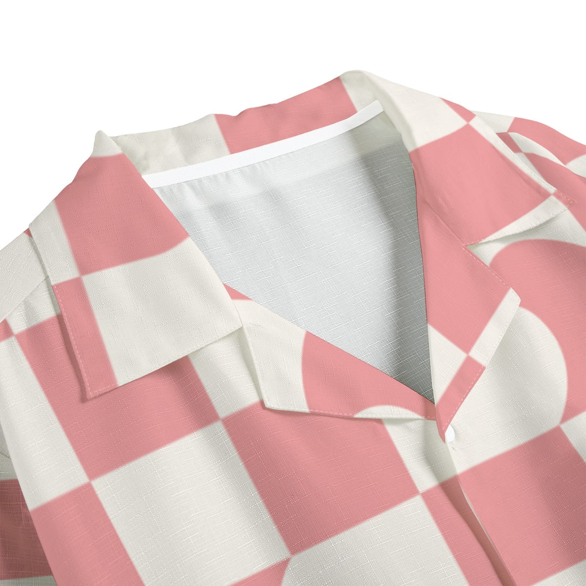 Candy Check - Men's Faux Linen Hawaiian Shirt