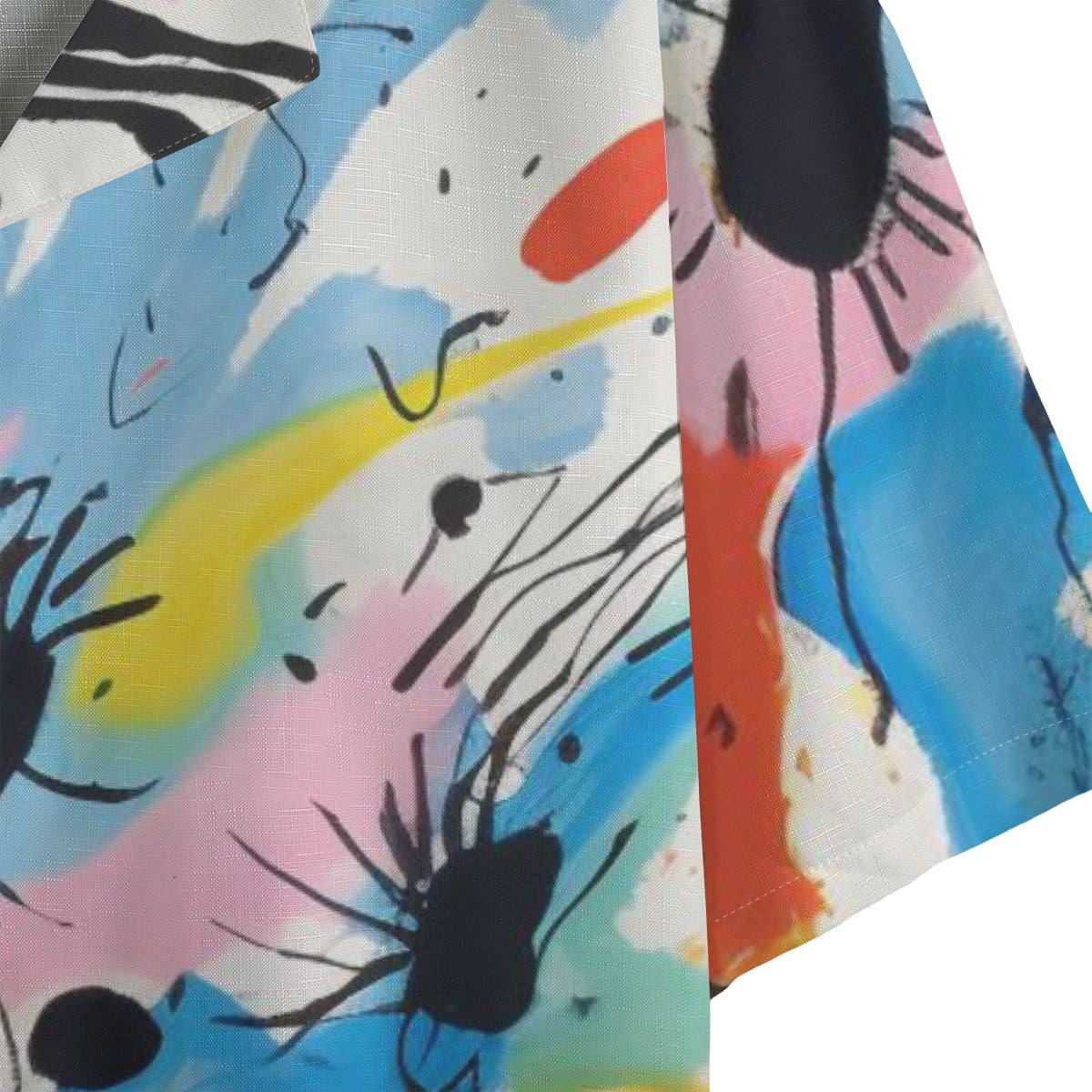 Berry Bonanza - Men's Faux Linen Hawaiian Shirt