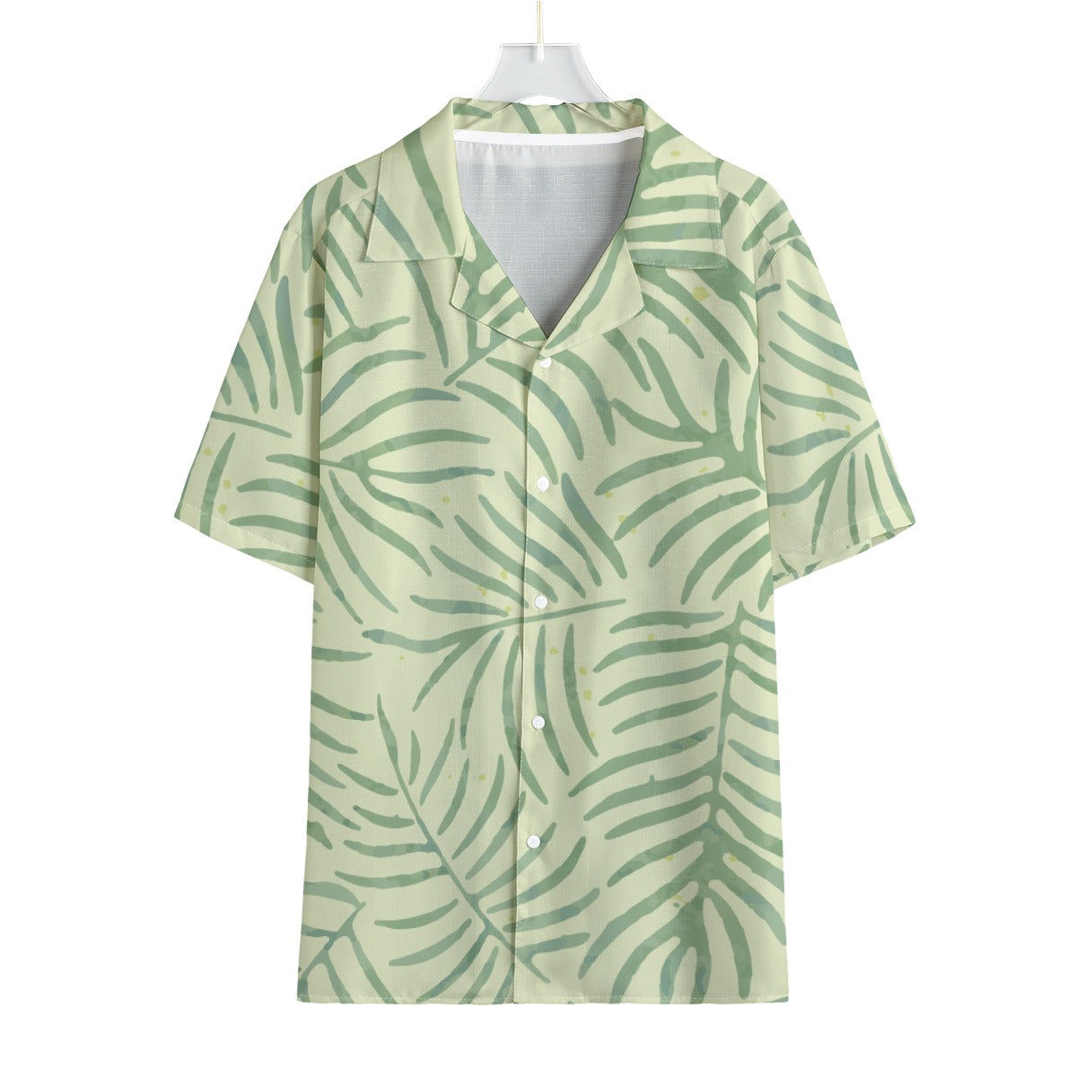 Fern - Men's Faux Linen Hawaiian Shirt