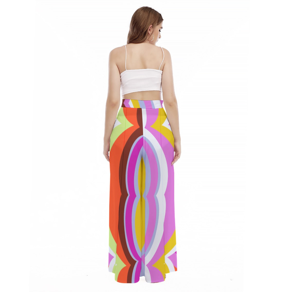 Ugly-Ugly - Women's High Waist Wide Leg Trousers