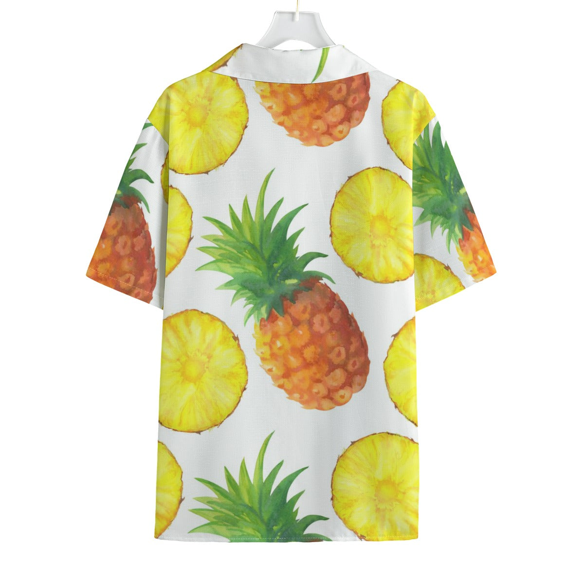 Pineapple Paradise - Men's Faux Linen Hawaiian Shirt