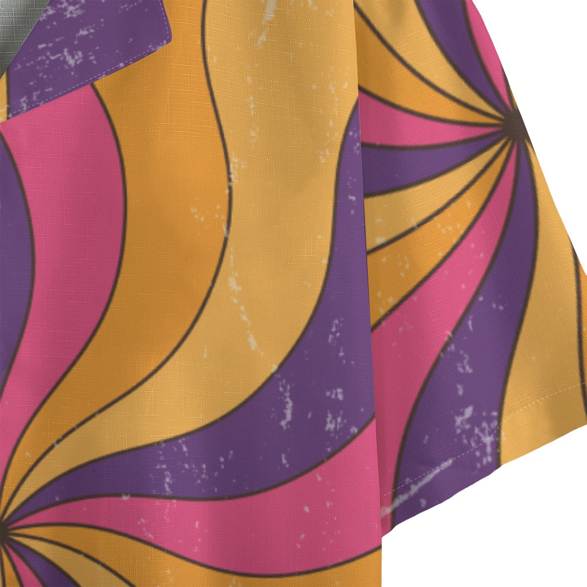 Candy Spiral -  Men's Faux Linen Hawaiian Shirt