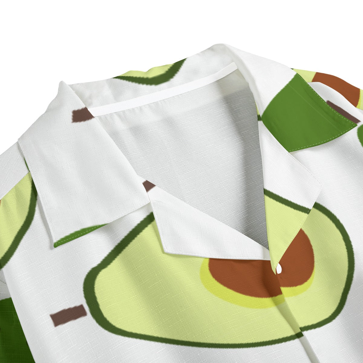 AvoAvo - Men's Faux Linen Hawaiian Shirt