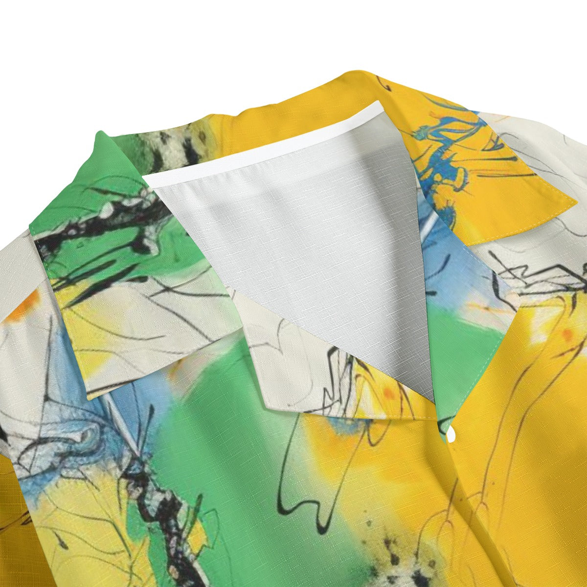 Inkit - Men's Faux Linen Hawaiian Shirt