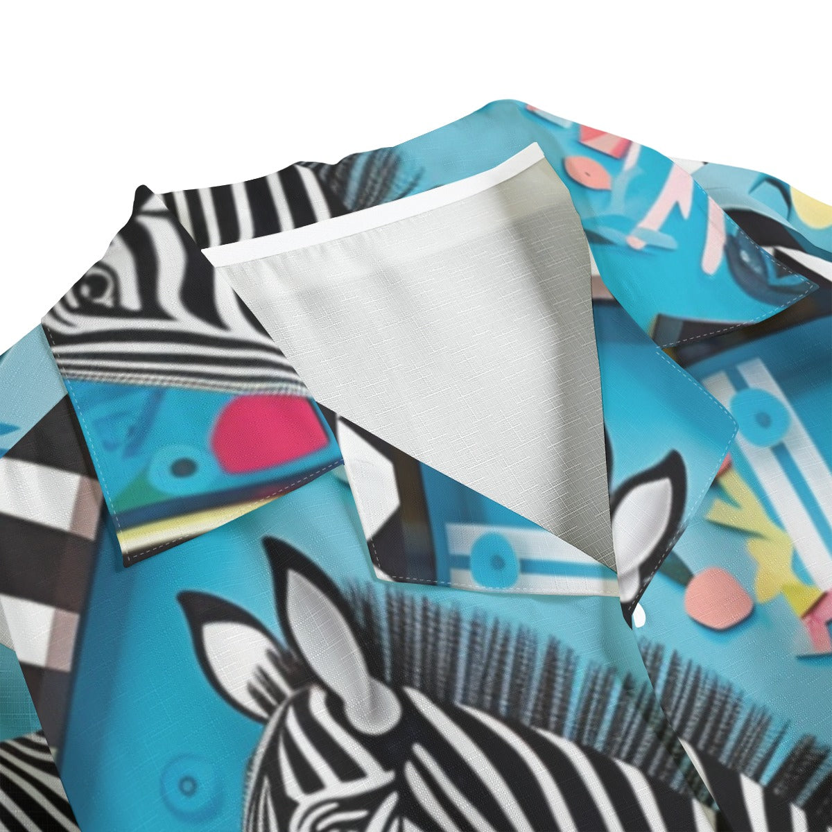 Prism Play -  Men's Faux Linen Hawaiian Shirt