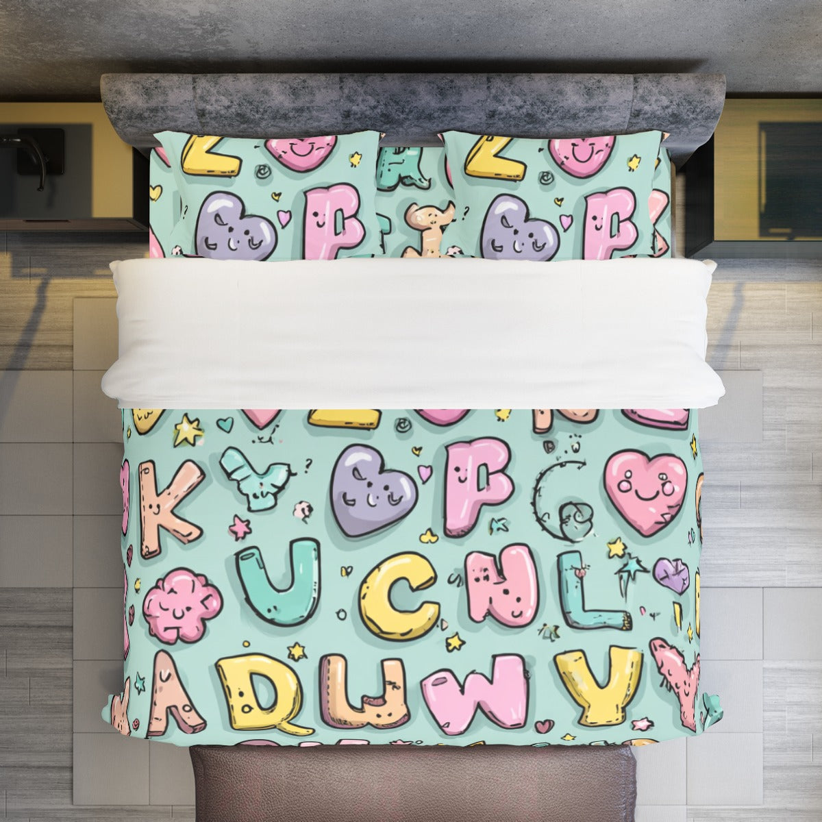 ABCD - Four-piece Duvet Cover Set