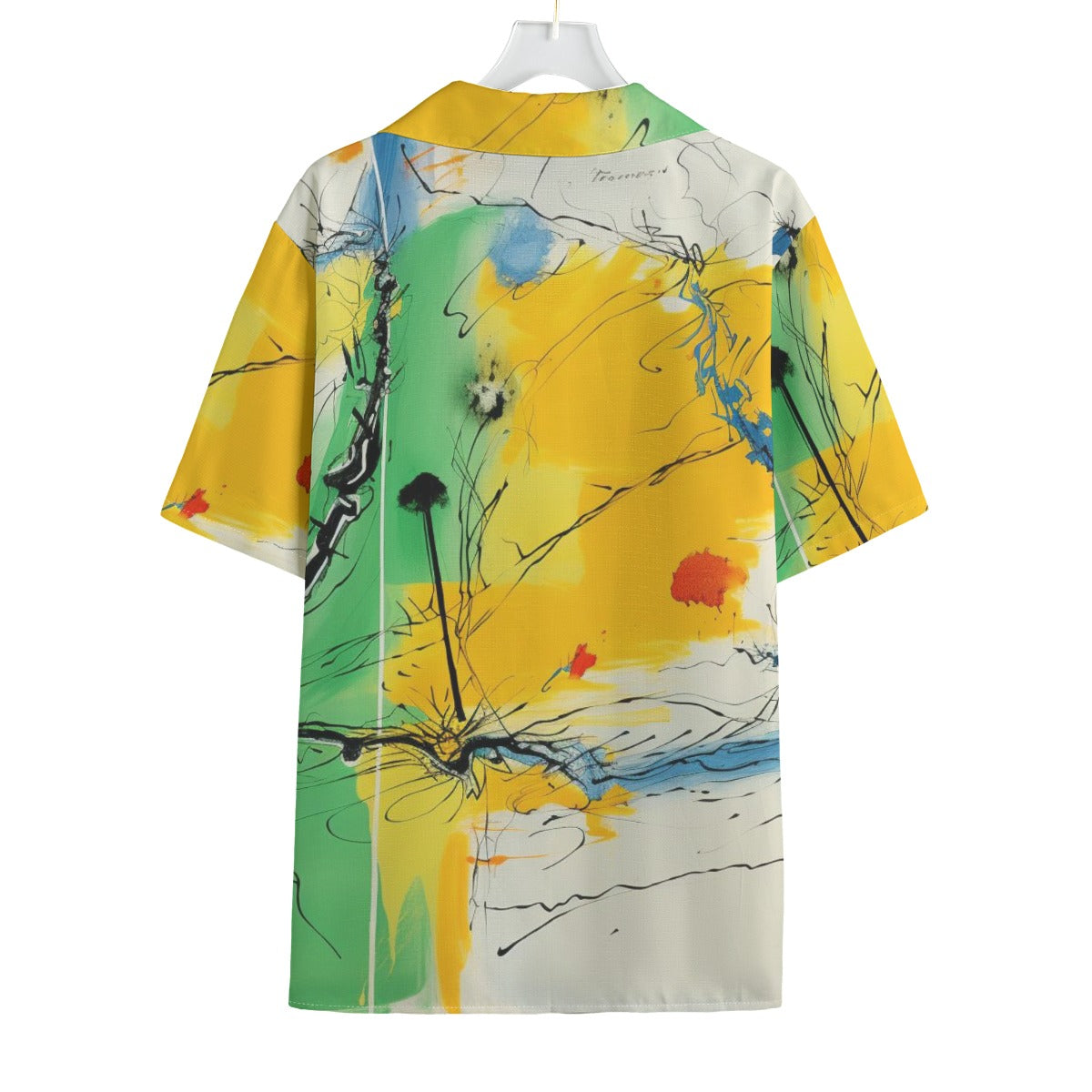 Inkit - Men's Faux Linen Hawaiian Shirt