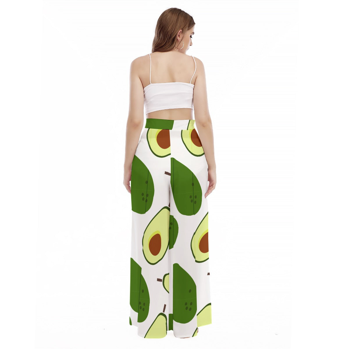 AvoAvo - Women's High Waist Wide Leg Trousers