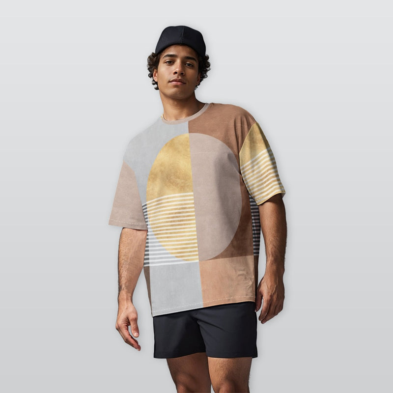 Evening Sun -  Men’s  Oversize Crewneck T-Shirt