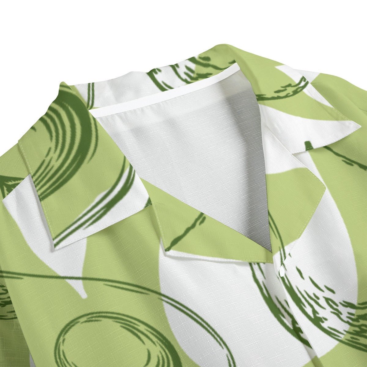 Avocado Blend - Men's Faux Linen Hawaiian Shirt