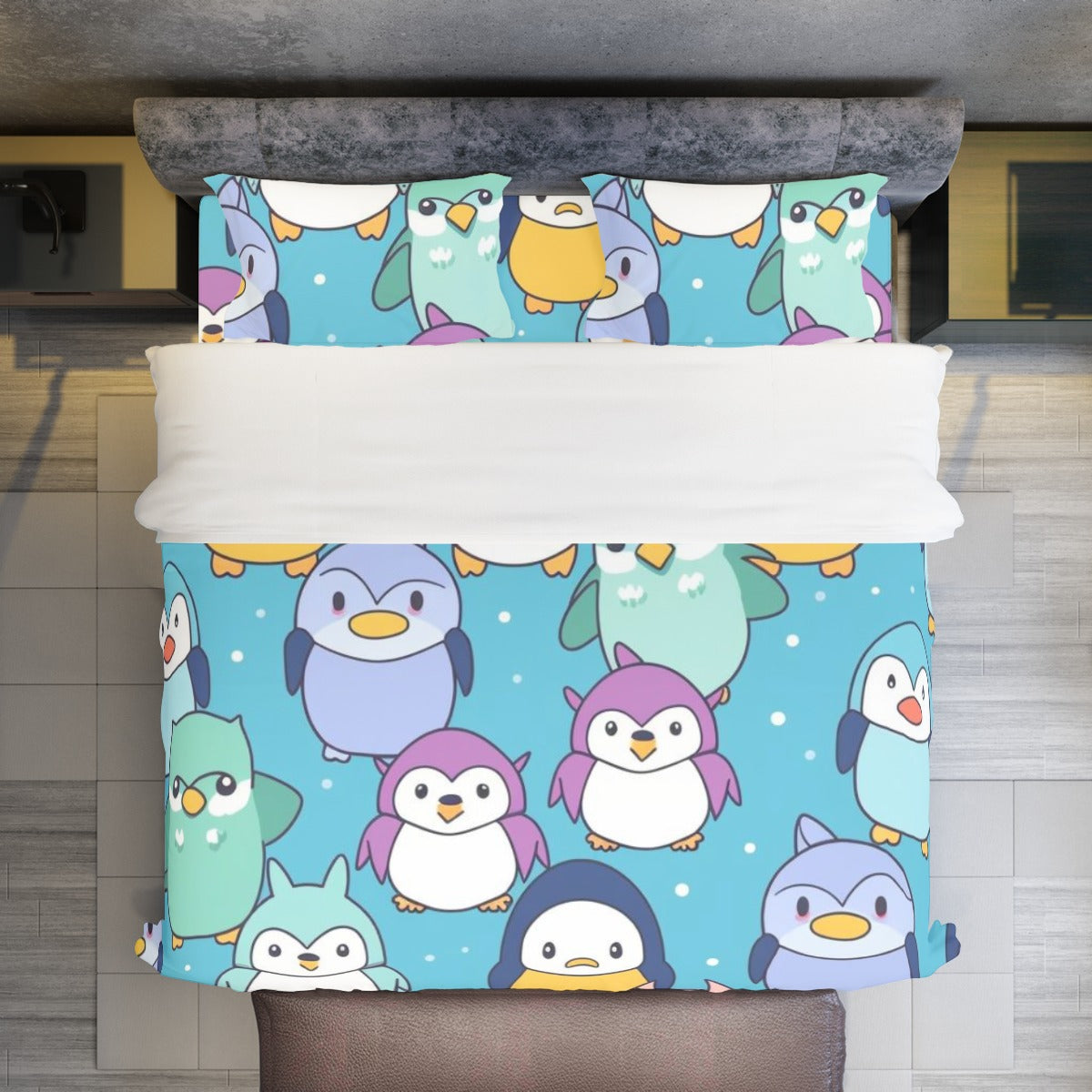 Pengu I - Four-piece Duvet Cover Set
