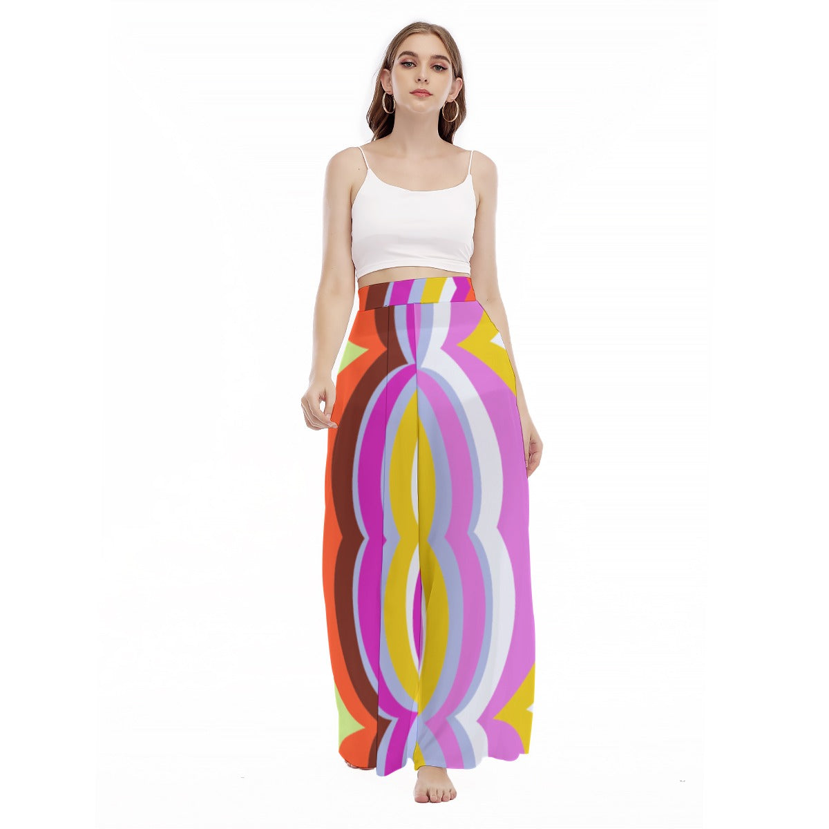 Ugly-Ugly - Women's High Waist Wide Leg Trousers