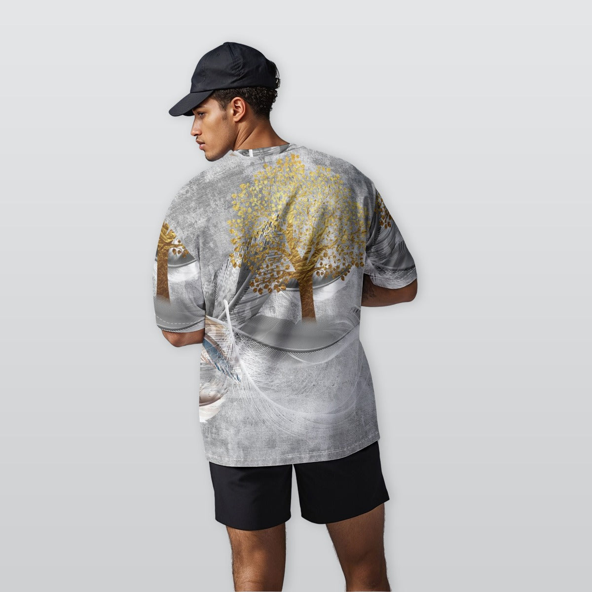 Tree of Life -  Men’s  Oversize Crewneck T-Shirt