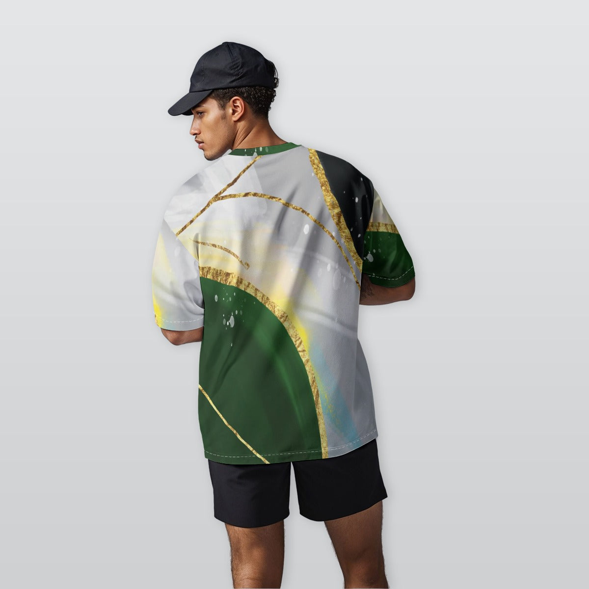 Sprouting Edge - Men’s  Oversize Crewneck T-Shirt
