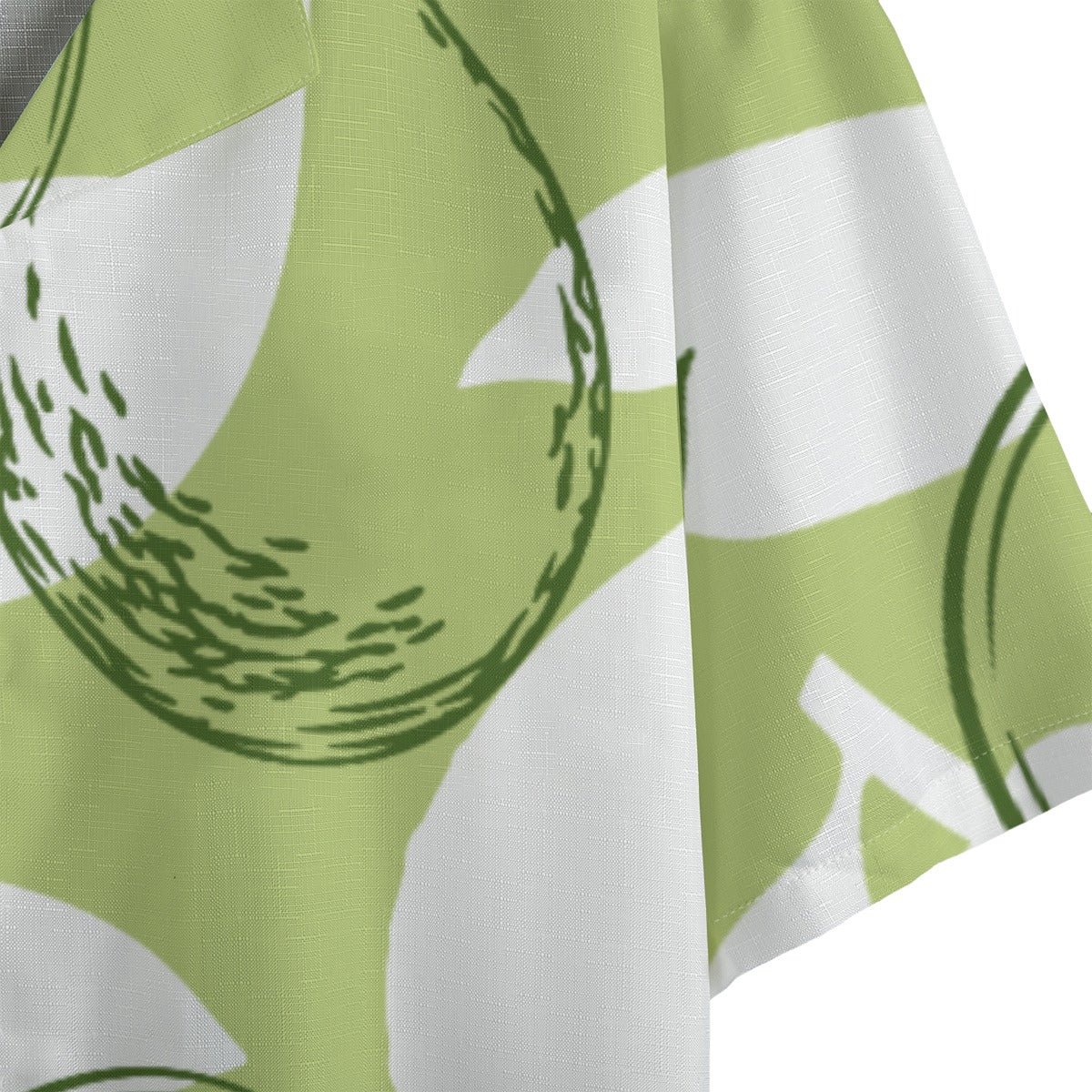 Avocado Blend - Men's Faux Linen Hawaiian Shirt