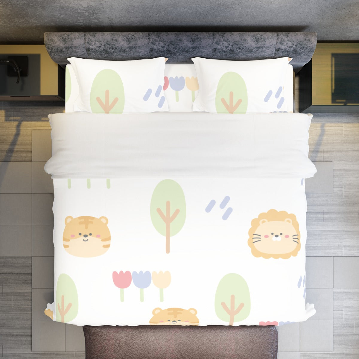 Wildlife I - Four-piece Duvet Cover Set