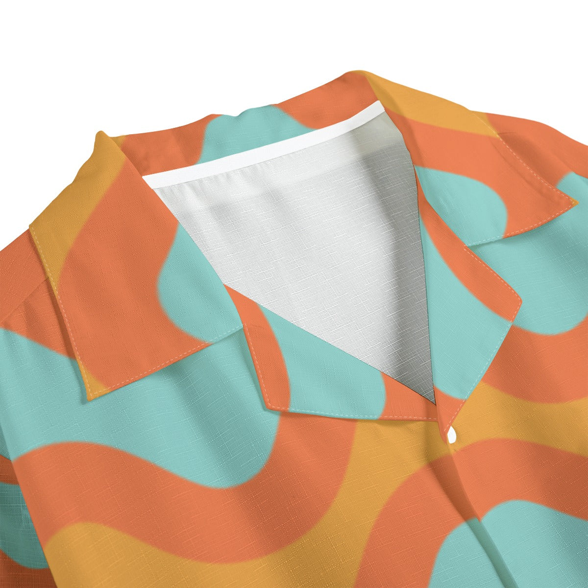 New in Town - Men's Faux Linen Hawaiian Shirt