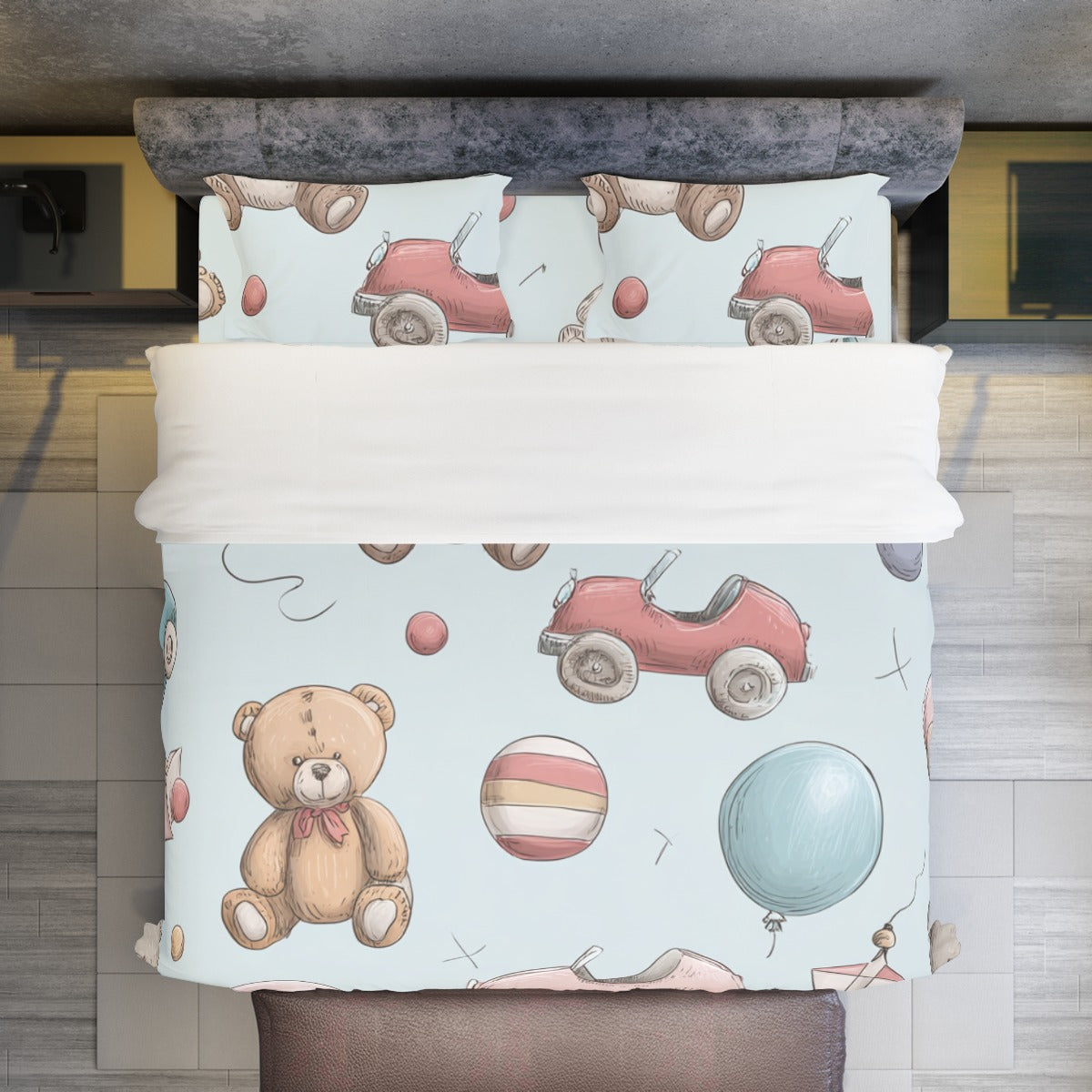 Teddy III - Four-piece Duvet Cover Set