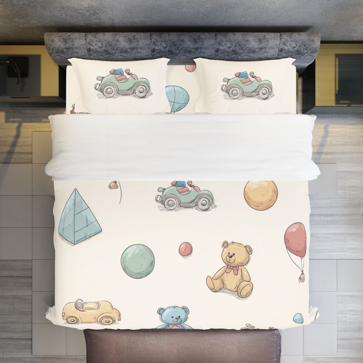 Teddy II - Four-piece Duvet Cover Set