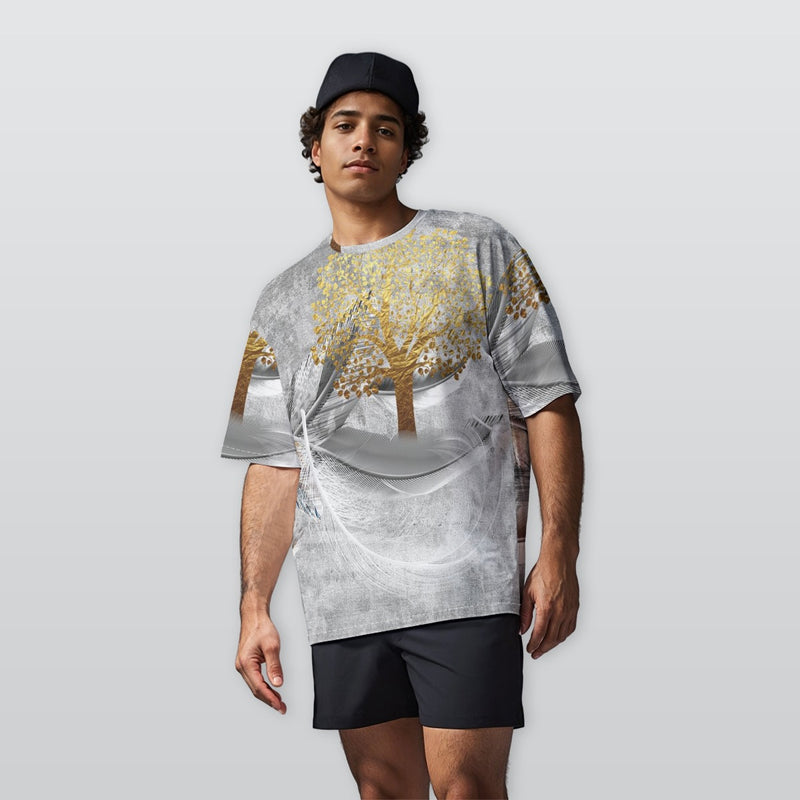 Tree of Life -  Men’s  Oversize Crewneck T-Shirt