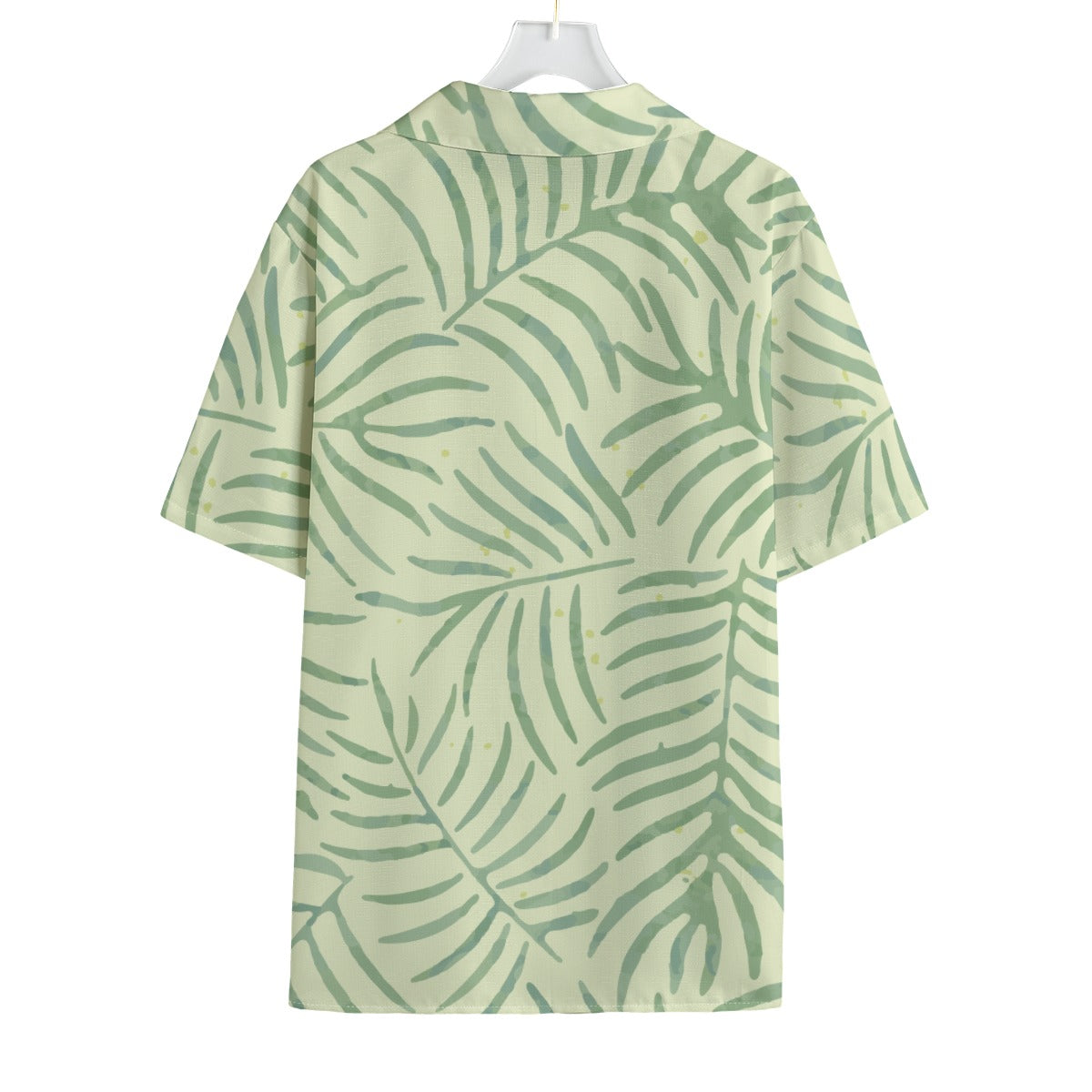 Fern - Men's Faux Linen Hawaiian Shirt