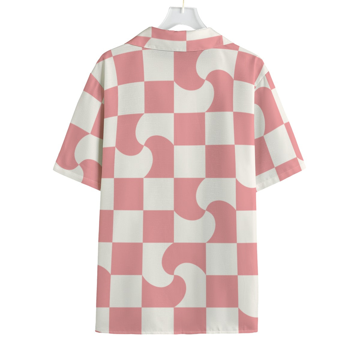 Candy Check - Men's Faux Linen Hawaiian Shirt
