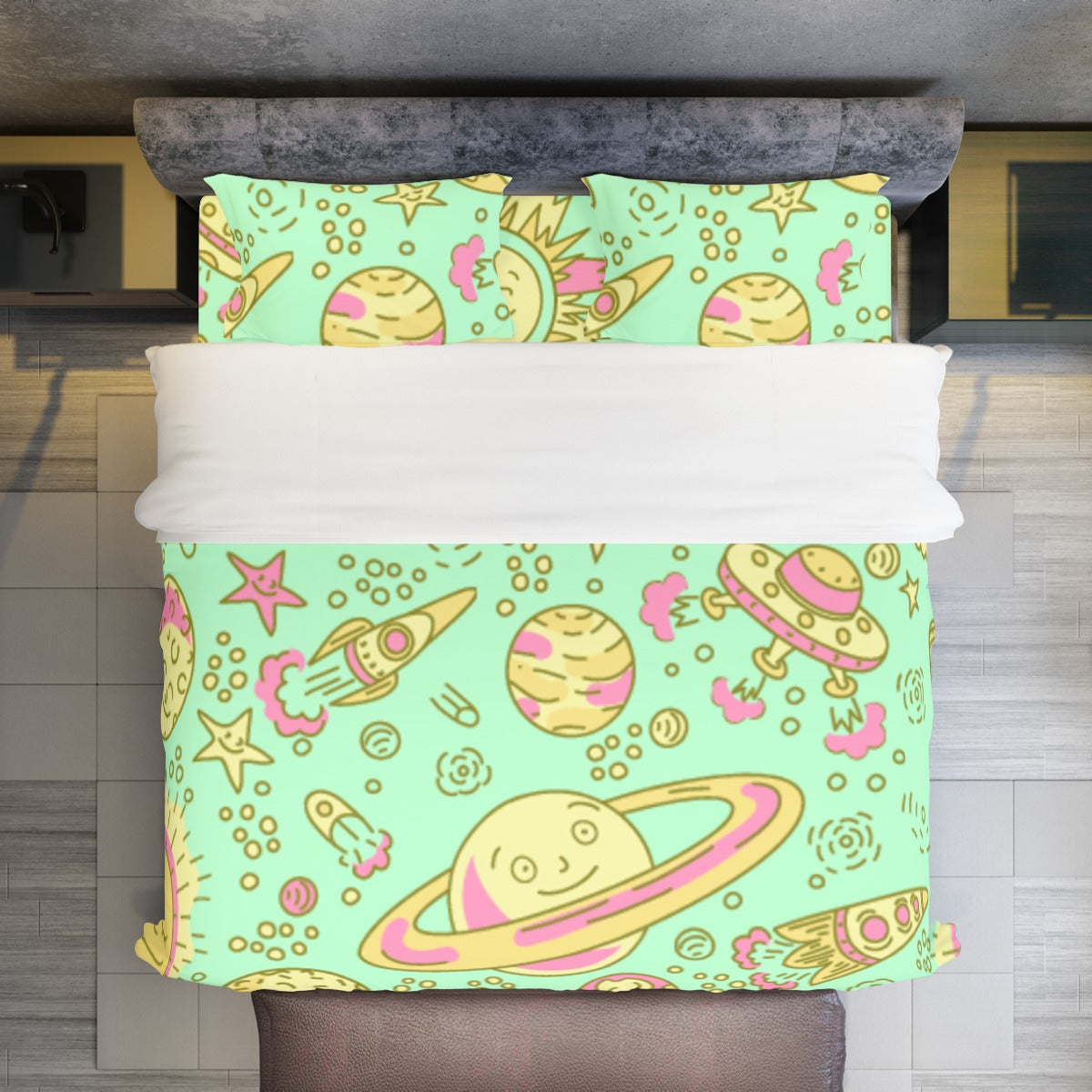 Planet B - Four-piece Duvet Cover Set