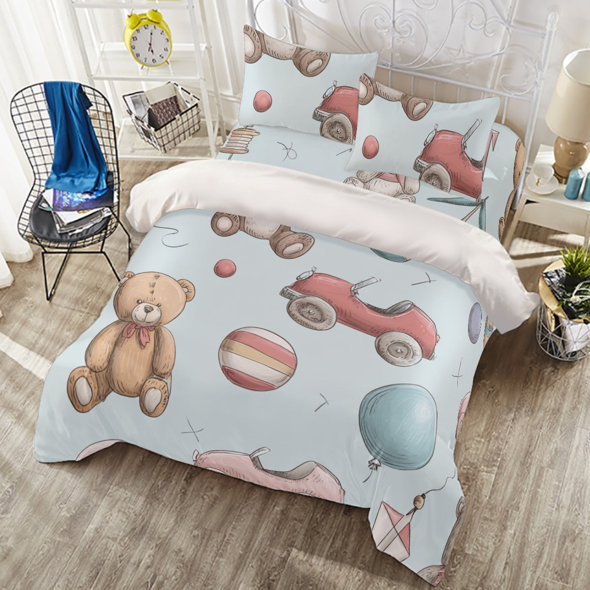 Teddy III - Four-piece Duvet Cover Set