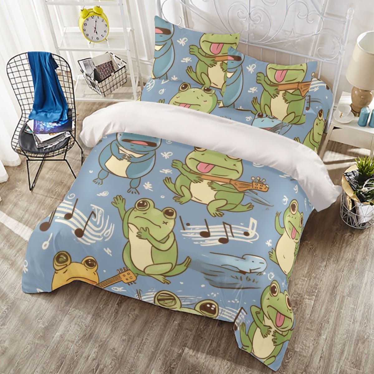 Froggy II - Four-piece Duvet Cover Set | Widened