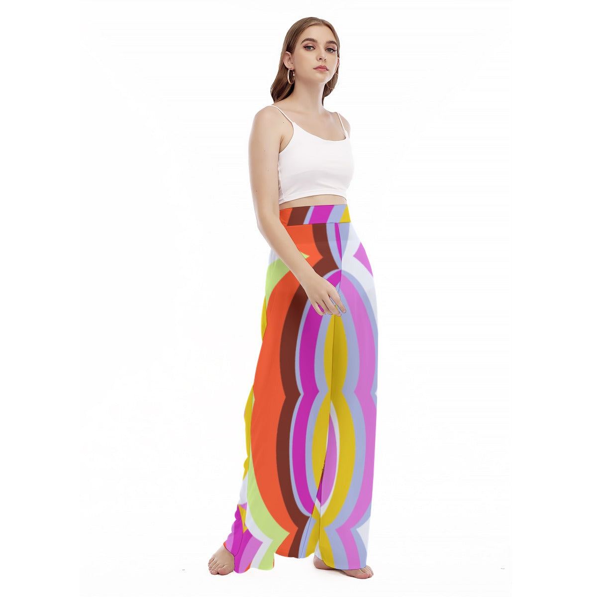 Ugly-Ugly - Women's High Waist Wide Leg Trousers