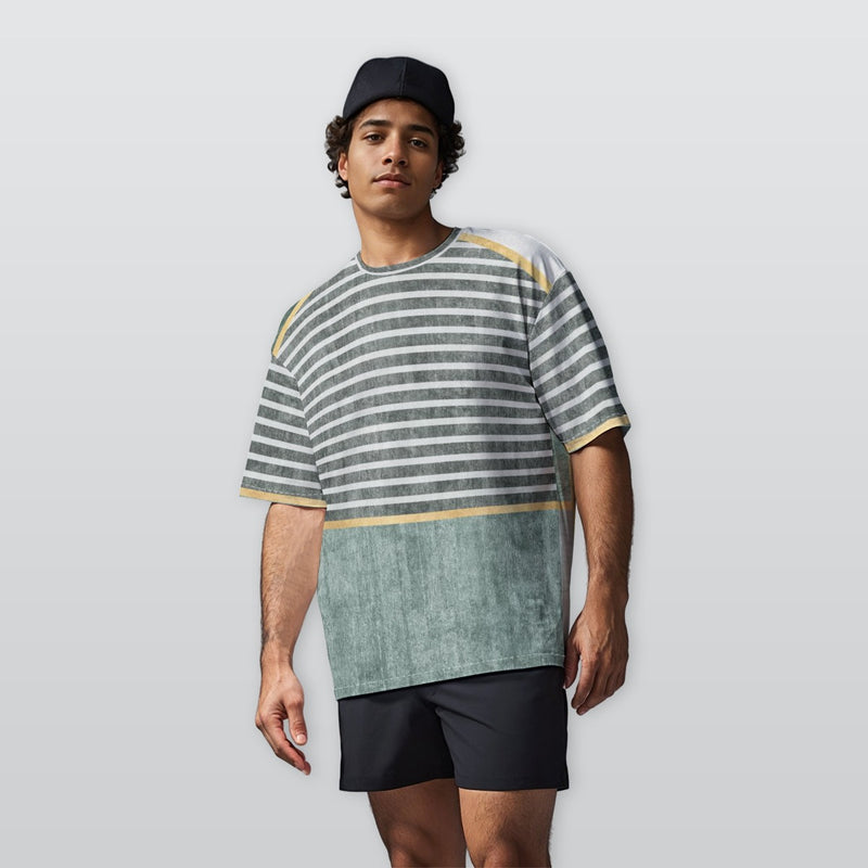 Emerald Rush - Men’s  Oversize Crewneck T-Shirt