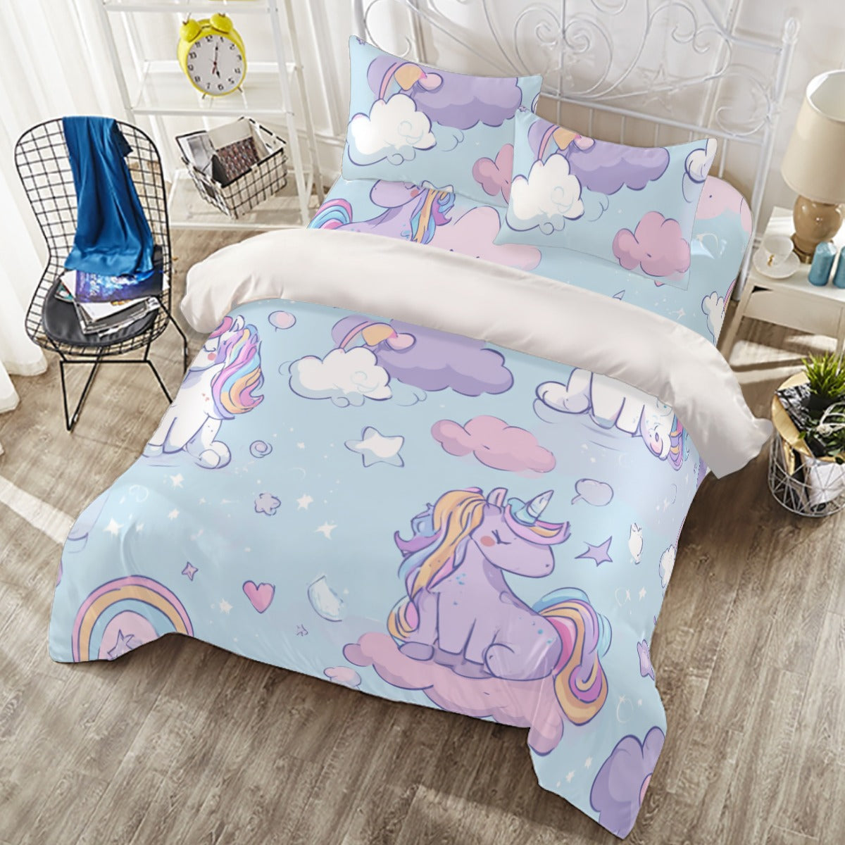 Unicorn III - Four-piece Duvet Cover Set