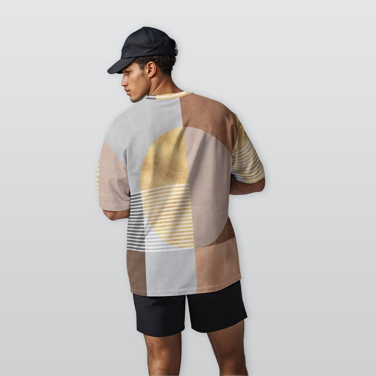 Evening Sun -  Men’s  Oversize Crewneck T-Shirt