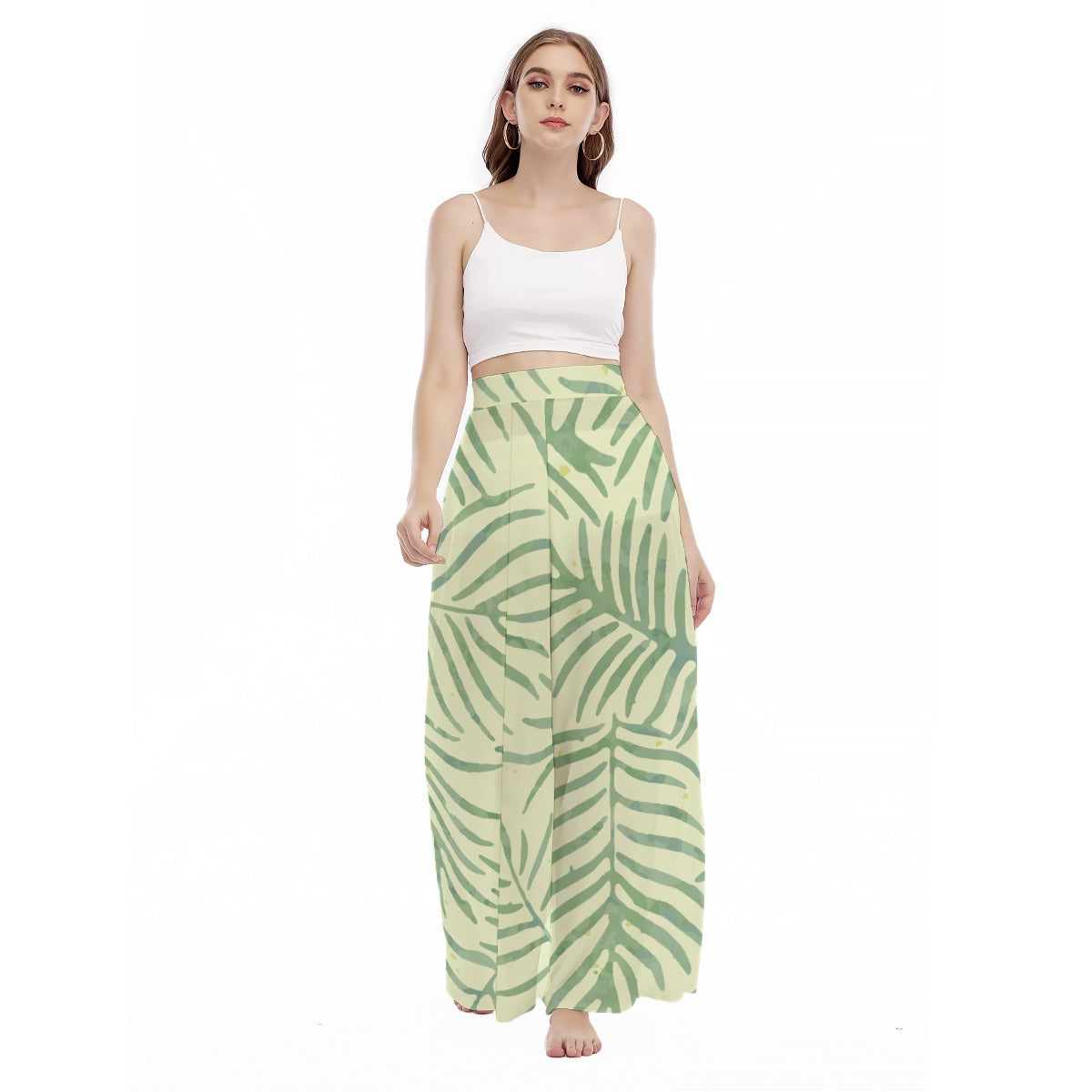 Fern - Women's High Waist Wide Leg Trousers