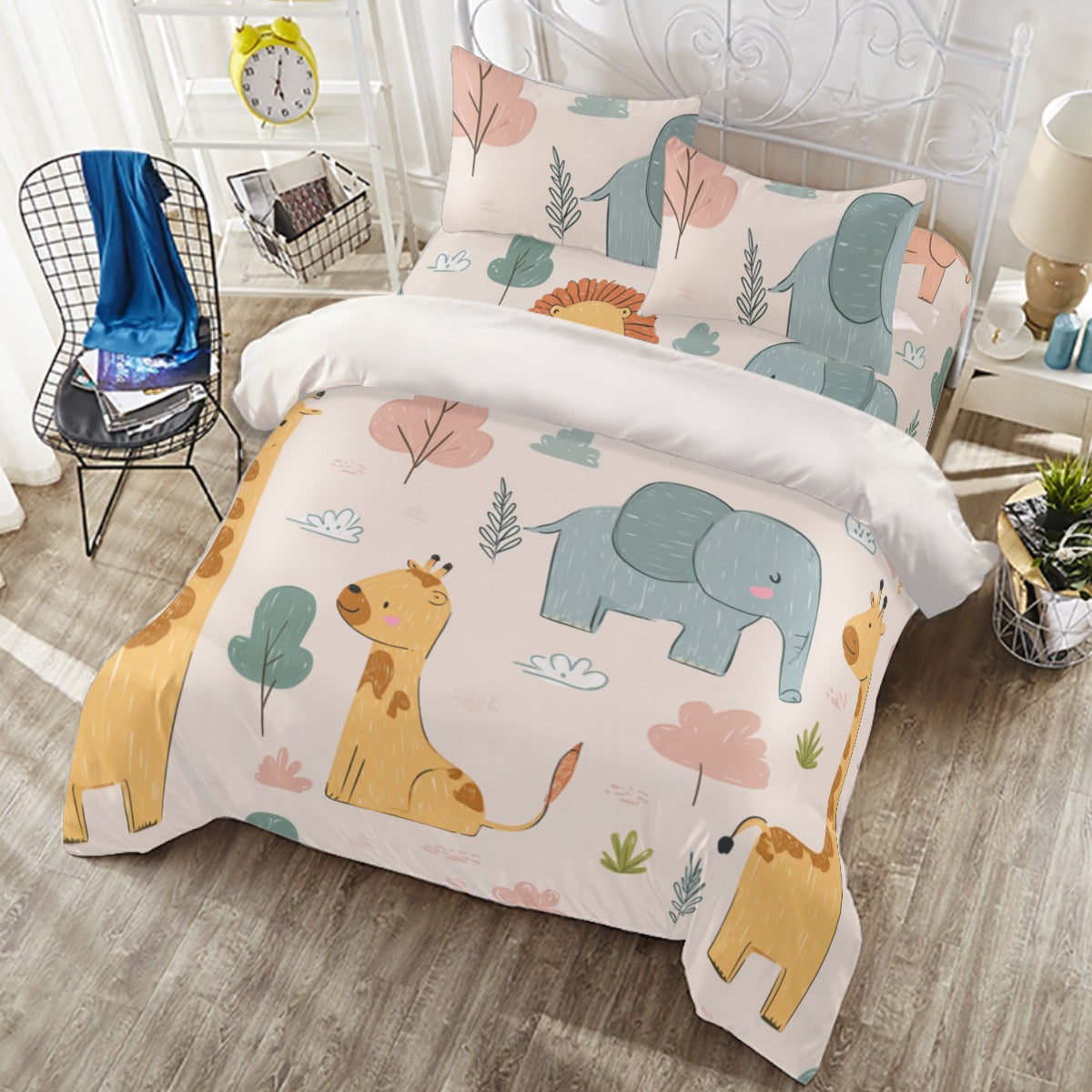 Jungle Safari I -Four-piece Duvet Cover Set