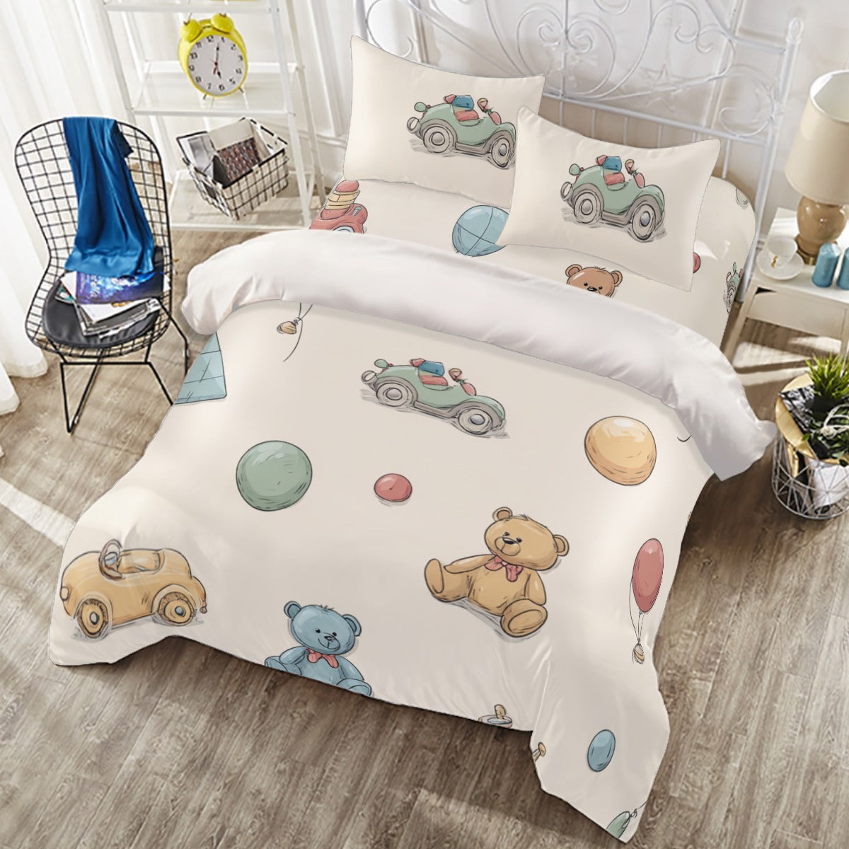 Teddy II - Four-piece Duvet Cover Set