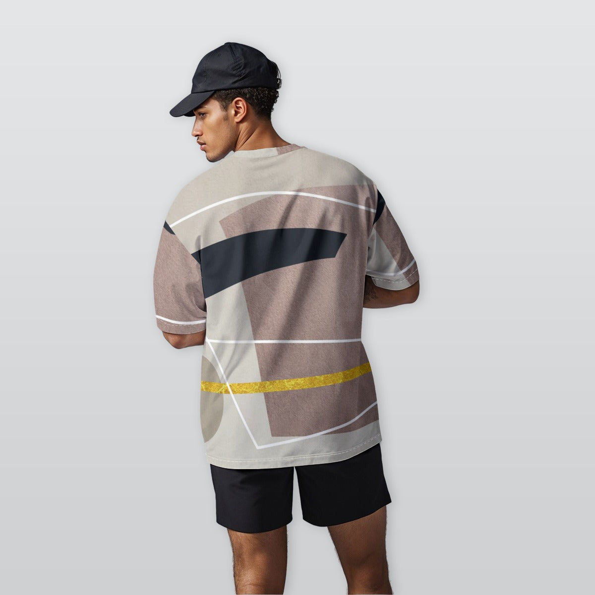 Clay Model - Men’s  Oversize Crewneck T-Shirt