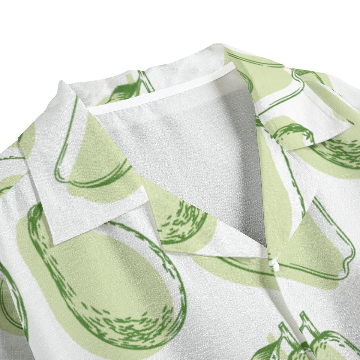 Guaca - Men's Faux Linen Hawaiian Shirt