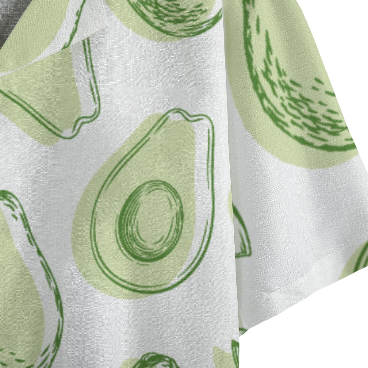 Guaca - Men's Faux Linen Hawaiian Shirt