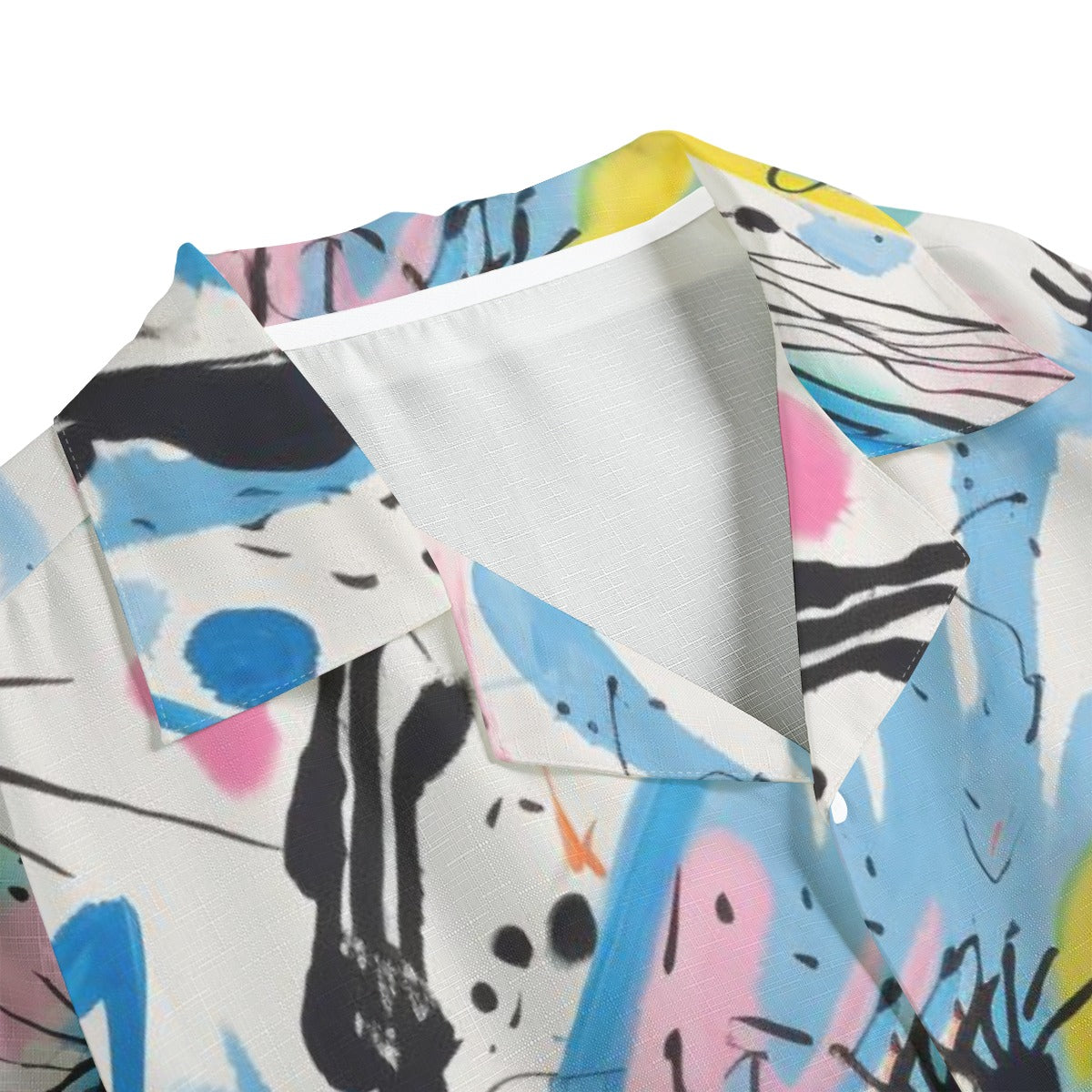 Berry Bonanza - Men's Faux Linen Hawaiian Shirt