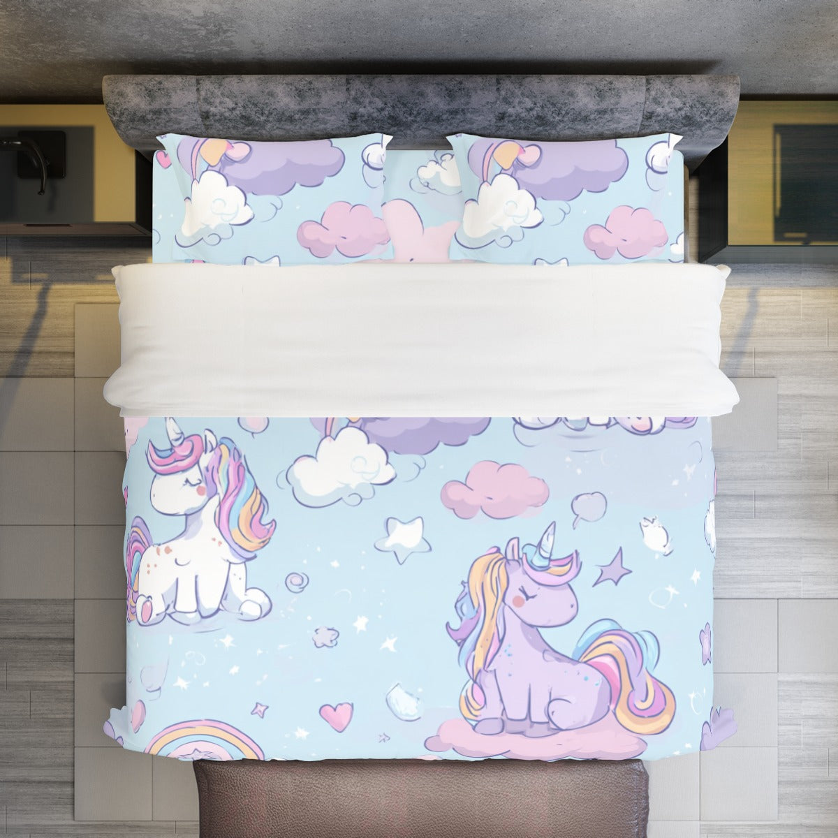 Unicorn III - Four-piece Duvet Cover Set