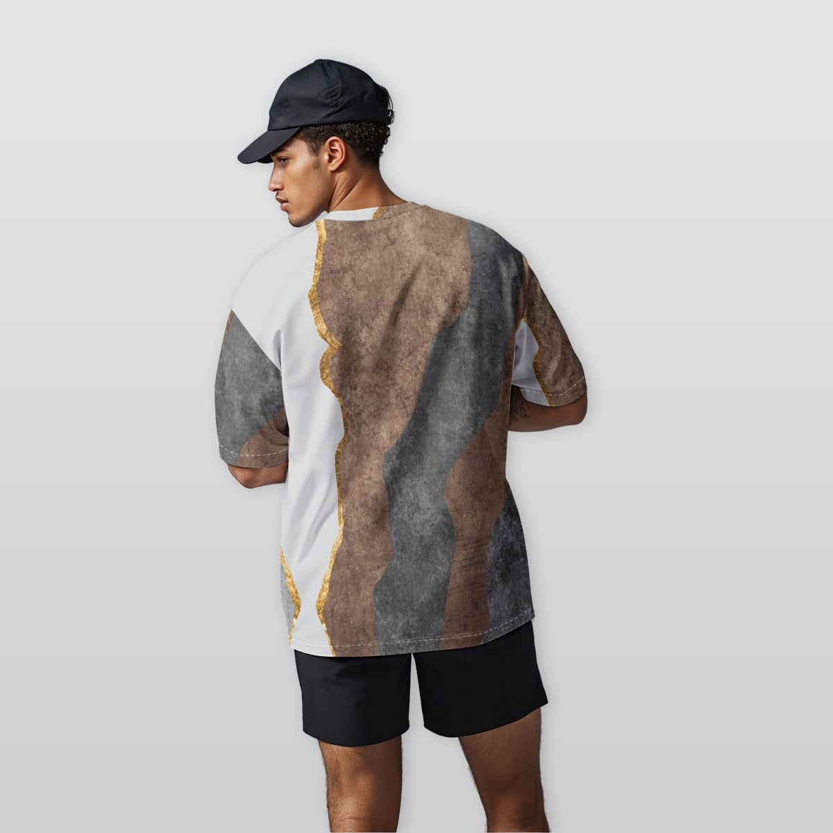 Mud Slide - Men’s  Oversize Crewneck T-Shirt